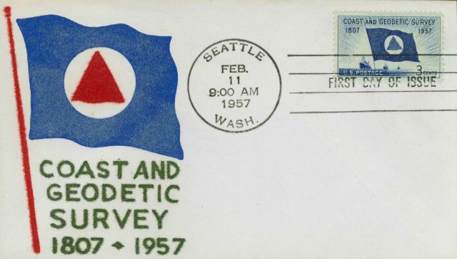 First day cover with Coast and Geodetic Survey commemorative stamp Picture