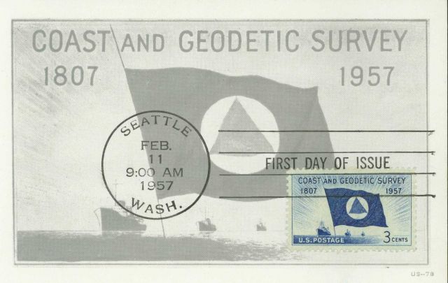 First day cover with Coast and Geodetic Survey commemorative stamp Picture