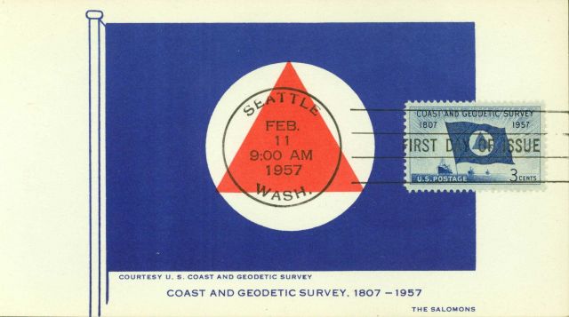 First day cover with Coast and Geodetic Survey commemorative stamp Picture