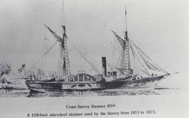 Coast Survey Steamer BIBB as sketched by Xanthus Smith Picture