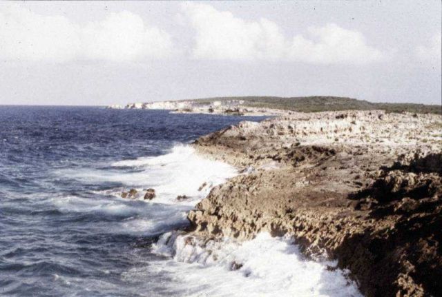 Surf striking east coast of Eleuthera Island Picture