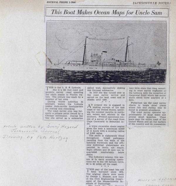 Coast and Geodetic Survey Ship LYDONIA Picture