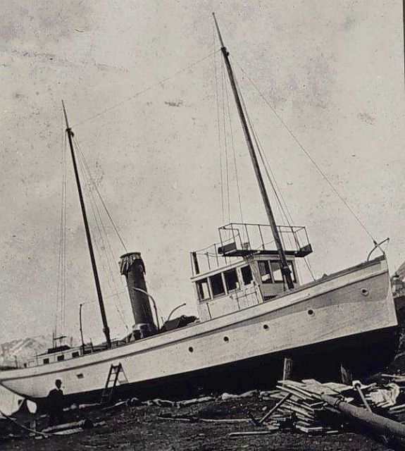 Coast and Geodetic Survey Ship YUKON ready for launching Picture