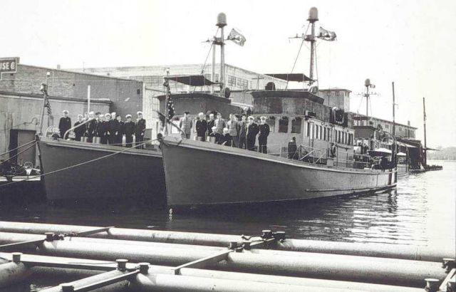Coast and Geodetic Survey Ships PARKER, BOWEN, and STIRNI. Picture