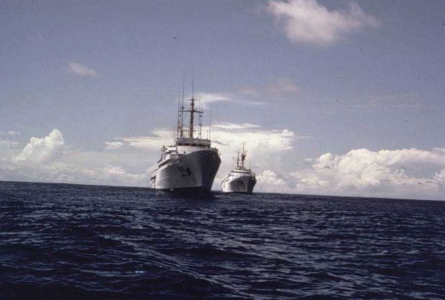 NOAA Ships RESEARCHER and DISCOVERER. Picture