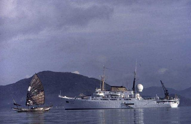 NOAA Ship OCEANOGRAPHER, China trip 1980. Picture