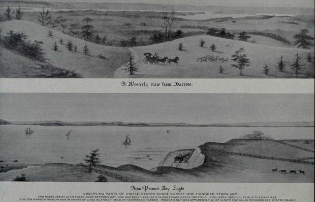Two views of Hassler' s carriage Picture