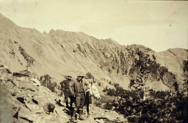 On the way to Gallatin Peak - high peak to left Picture
