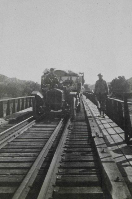 Crossing Little Missouri River, North Dakota Picture