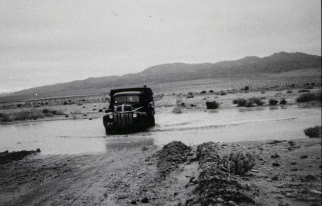 Crossing Amargosa River after spring rains Picture