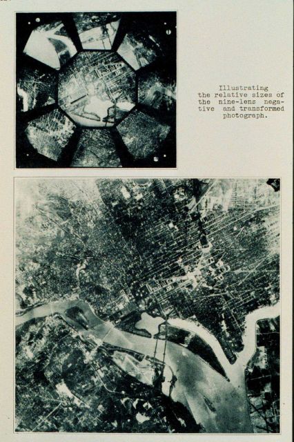 Nine-lens photograph and composite image of Washington, D.C. Picture