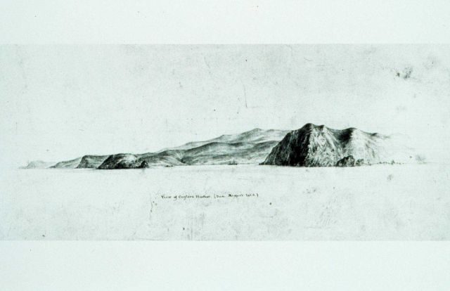 View of Cuyler's Harbor with ACTIVE at anchor Picture