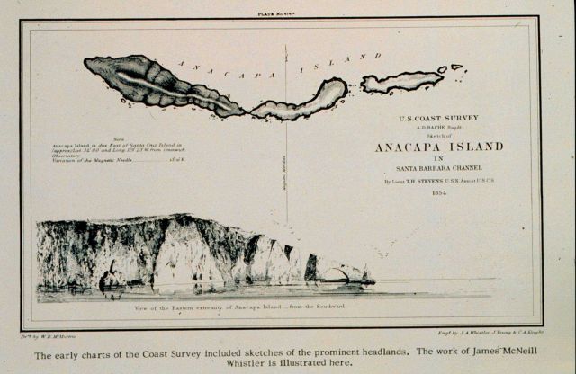 Whistler's Anacapa Island engraving from a William B Picture