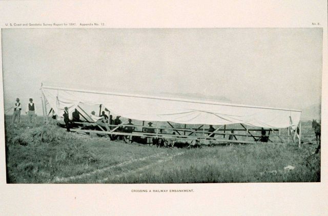 Crossing a railway embankment on the Salt Lake City Base Picture
