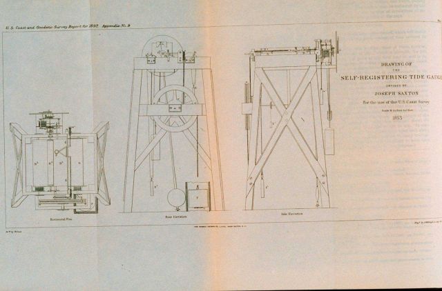 Saxton self-registering tide gauge - model of 1853 Picture