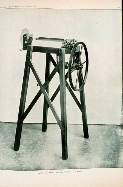 Saxton self-registering tide gauge, model as of 1897 Picture