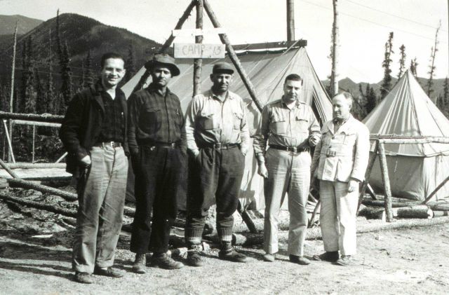 LCDR Commander John Bowie's base camp at Watertown, Yukon, Territory Picture