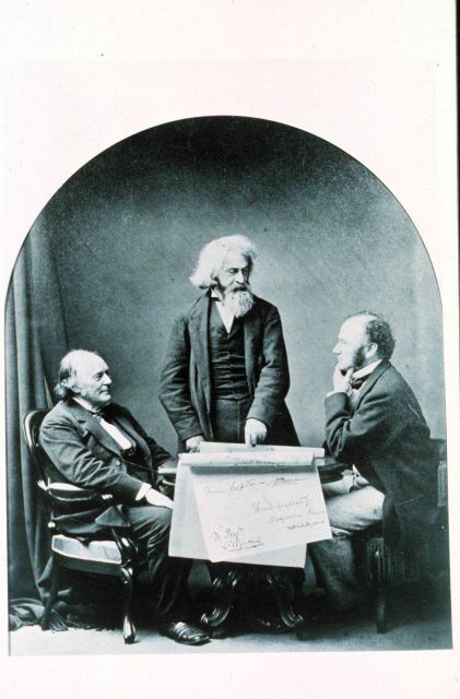 The great naturalist Louis Agassiz, the great mathematician and third superintendent of the Coast Survey Benjamin Peirce, and the former naval officer Picture