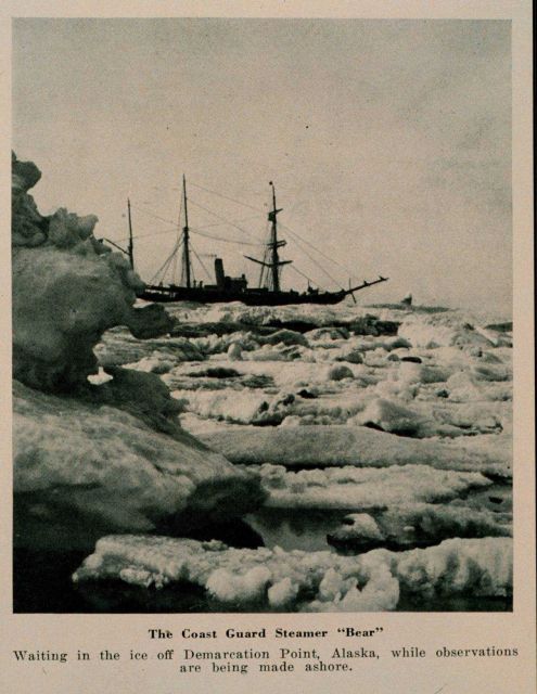 Coast Guard Cutter Bear at Demarcation Point Picture