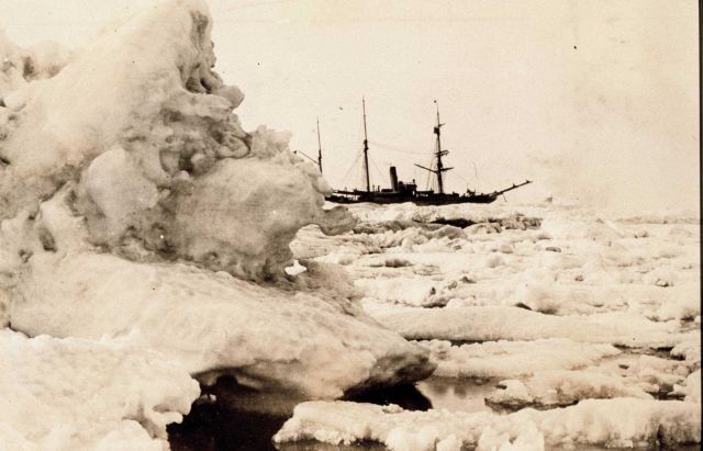 Coast Guard Cutter Bear at Demarcation Point Picture