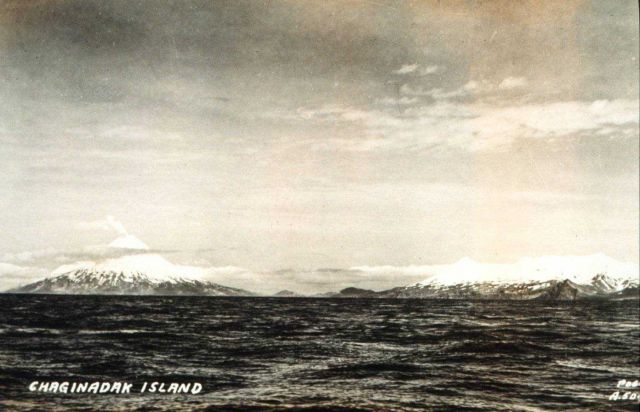 Chuginadak Island from at sea Picture