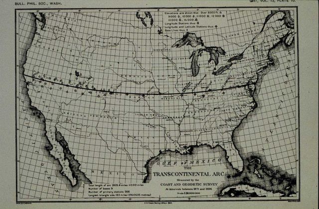 Map of the 39th Parallel Arc Picture