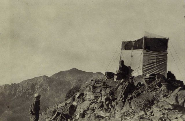Observing tent at Station Panamint Picture
