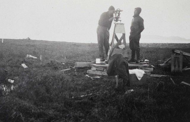 Triangulation observations on Cape Prince of Wales Picture
