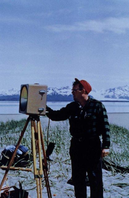 Tellurometer traverse in Alaska Picture