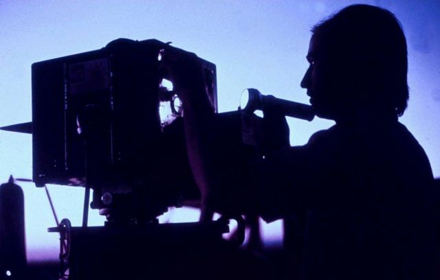 Claude Stevens operating Geodimeter Picture