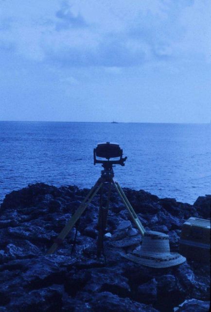 HP Model 3810 Total Station instrument used for calibrating ship navigation system Picture