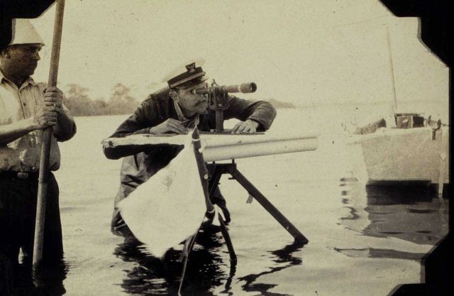 Paul Smith on the plane table Picture