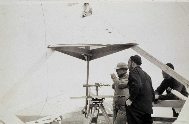 Plane table work at Station Dove Picture