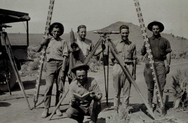 Level crew with the tools of the trade Picture