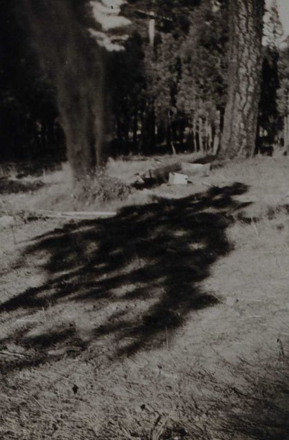 Using dynamite to excavate a bench mark hole Picture