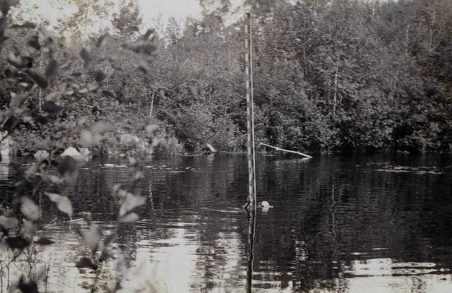 Rodman driving footpin for rod while submerged Picture