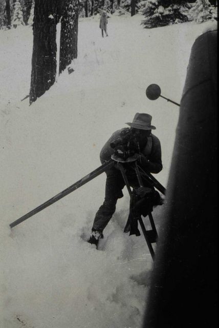 Leveling through the snow Picture