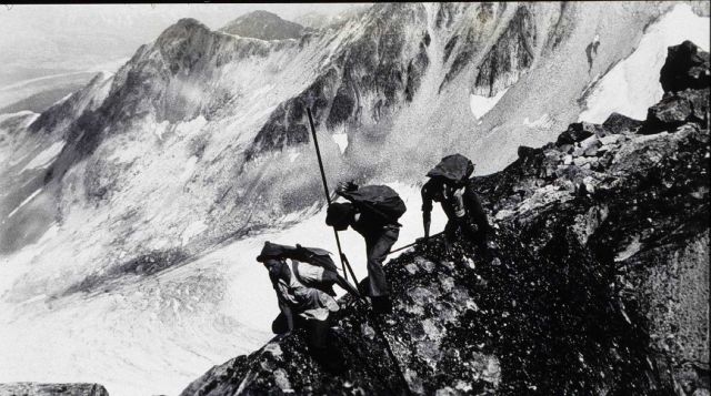 Survey crew going to Station Rail Picture