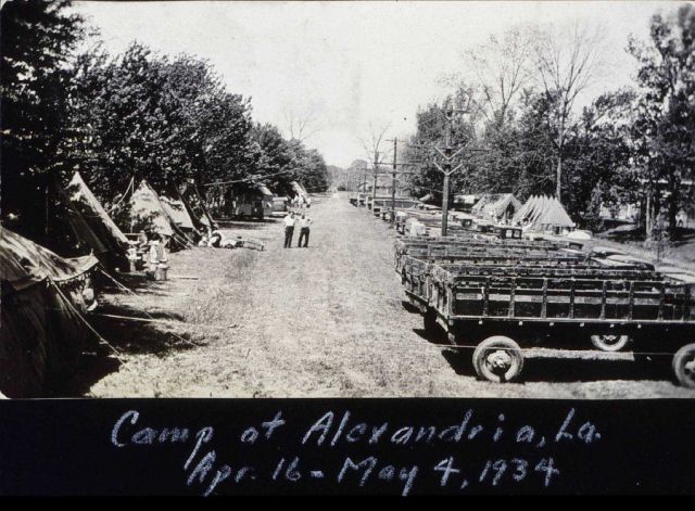Camp at Alexandria, Louisiana Picture