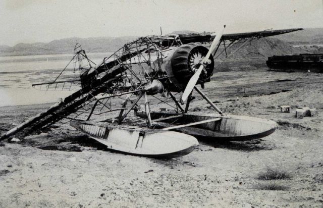 William Husemeyer's plane burned at Platinum, Alaska Picture