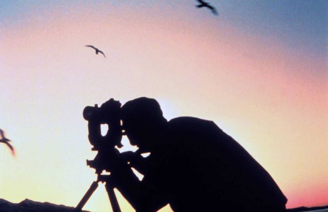 Observing in Chinitna Bay area at twilight Picture