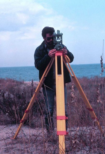 Setting up a Wild T-2 in the dunes. Picture