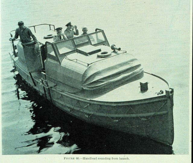 Hydrographic Launch from 1942 Hydrographic Manual Picture