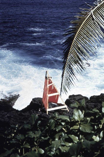 Tripod signal on south coast of American Samoa Picture
