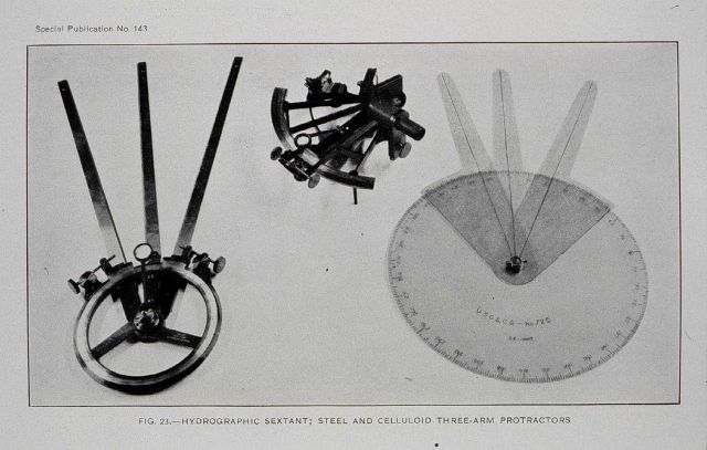 The tools of the trade for navigating during launch hydrography Picture