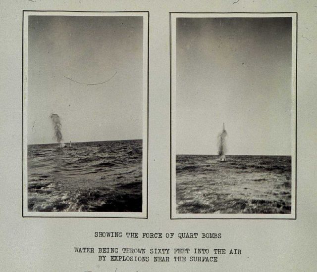 Quart bombs exploding during RAR operations Picture