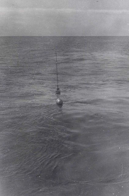 Sono-radio-buoy deployed in the Aleutians for RAR work Picture