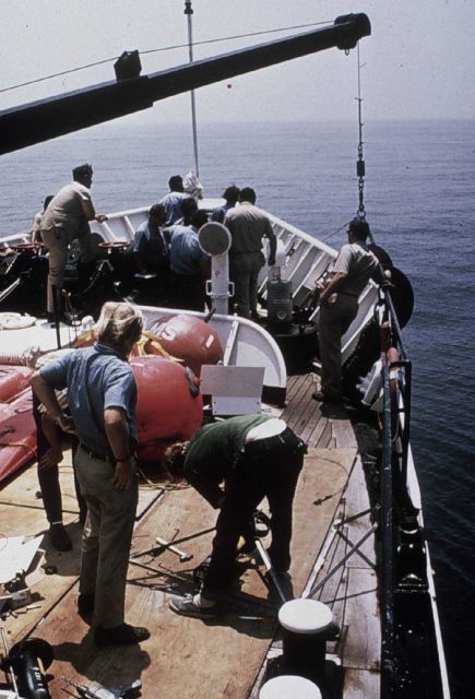 Testing moored instrument package for GATE Project Picture