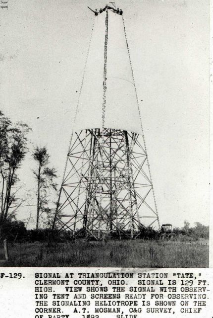 129 foot wooden tower at Station Tate Picture