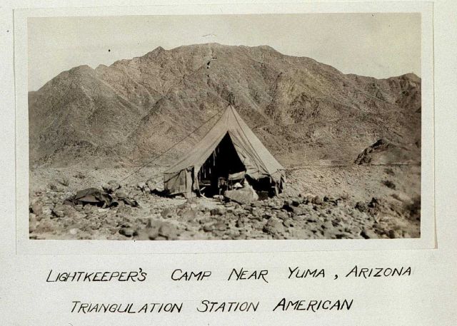 The lightkeeper's camp at Station American Picture
